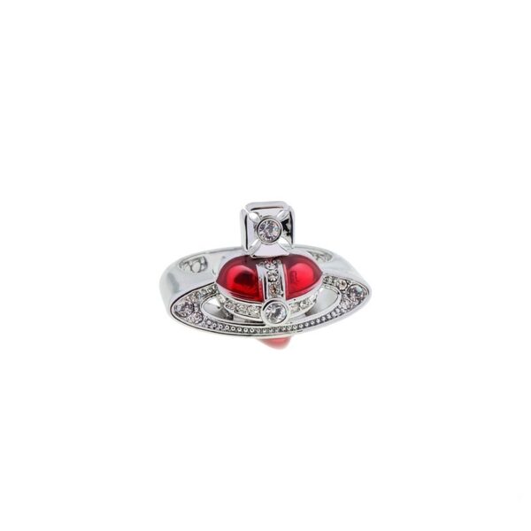 New Diamante Heart Ring