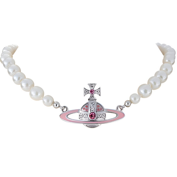 Pink Pearl Choker