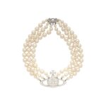 Three Row Pearl choker