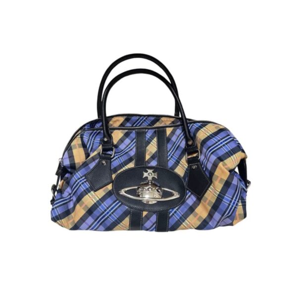 Tartan orb bag