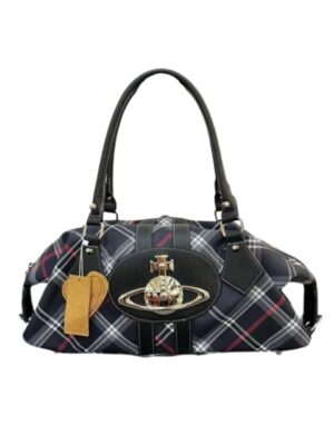 Tartan orb bag