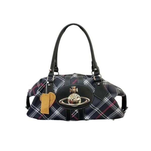 Tartan orb bag